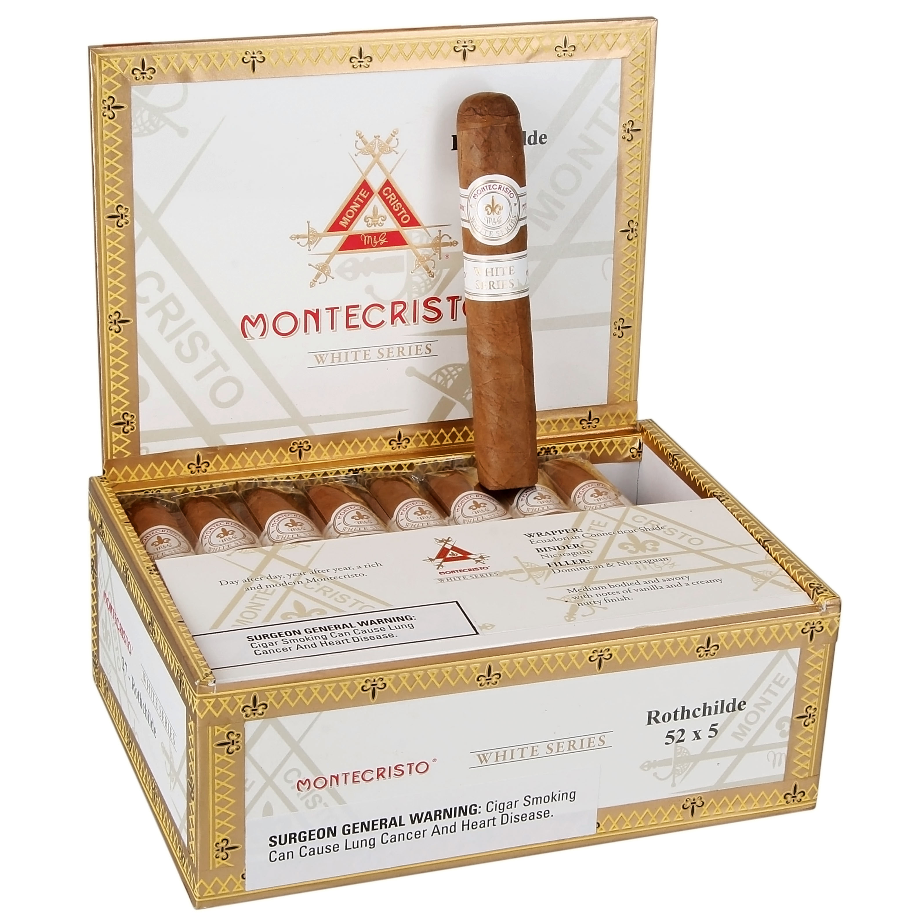 Montecristo White packaging