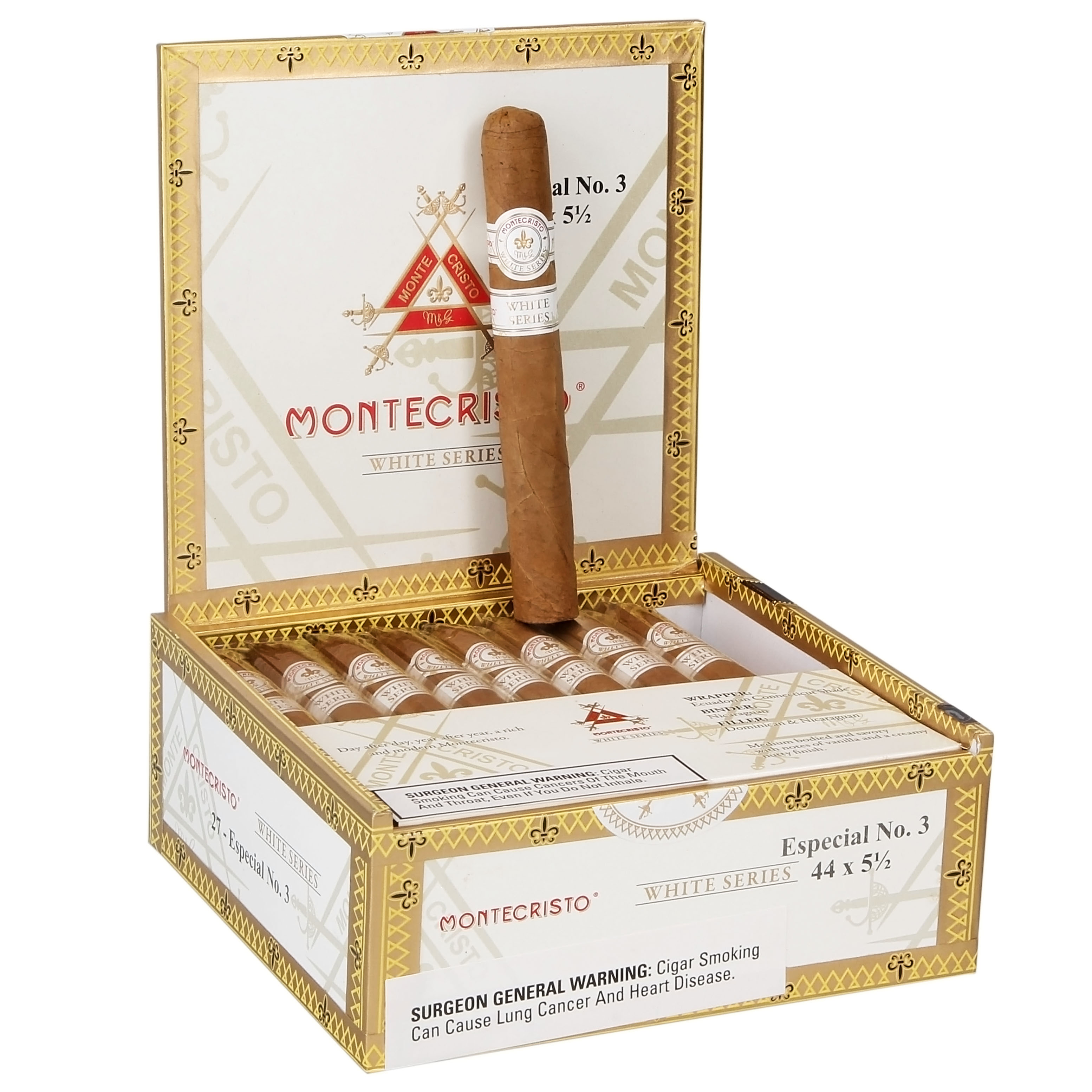 Montecristo White packaging