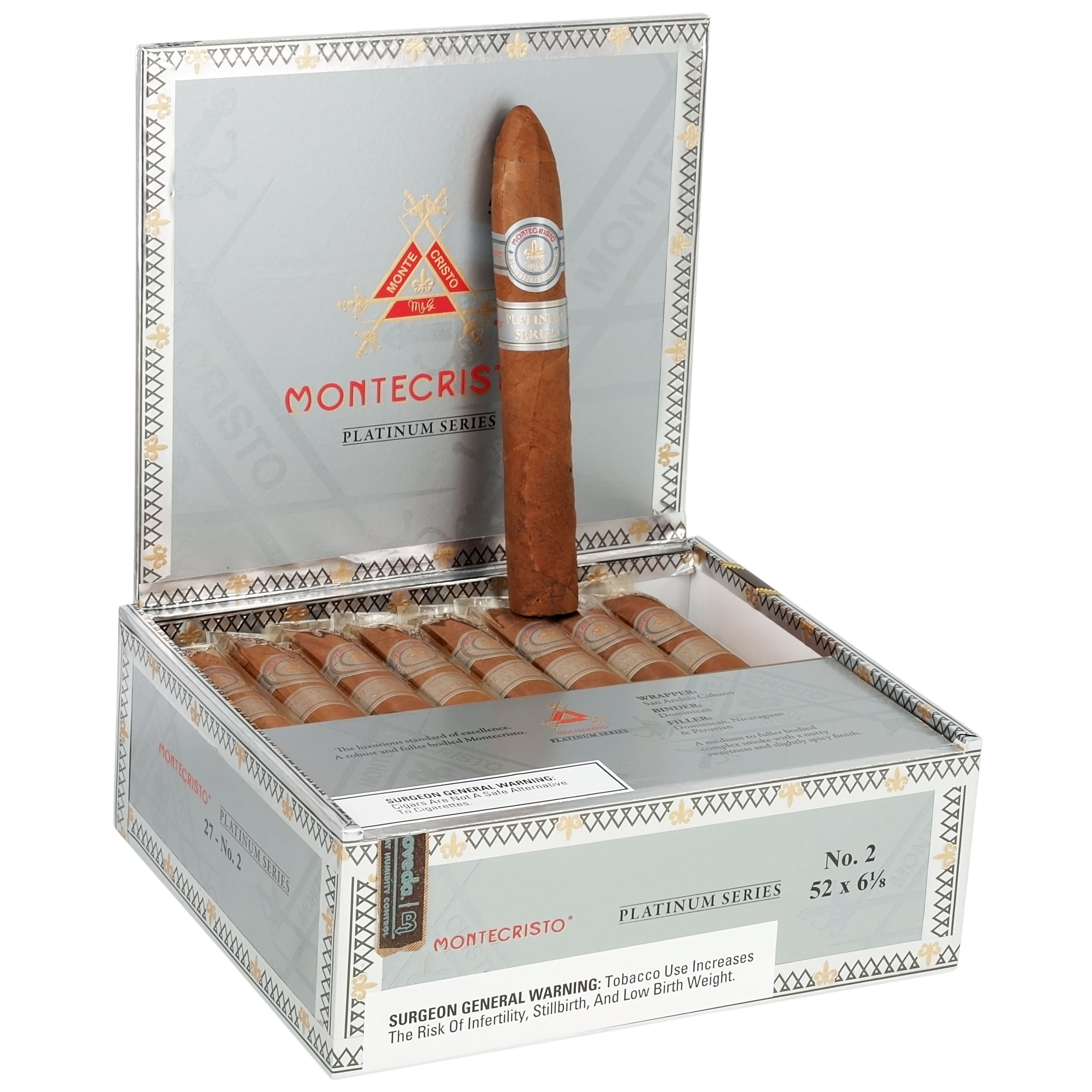 Montecristo Platinum Series packaging