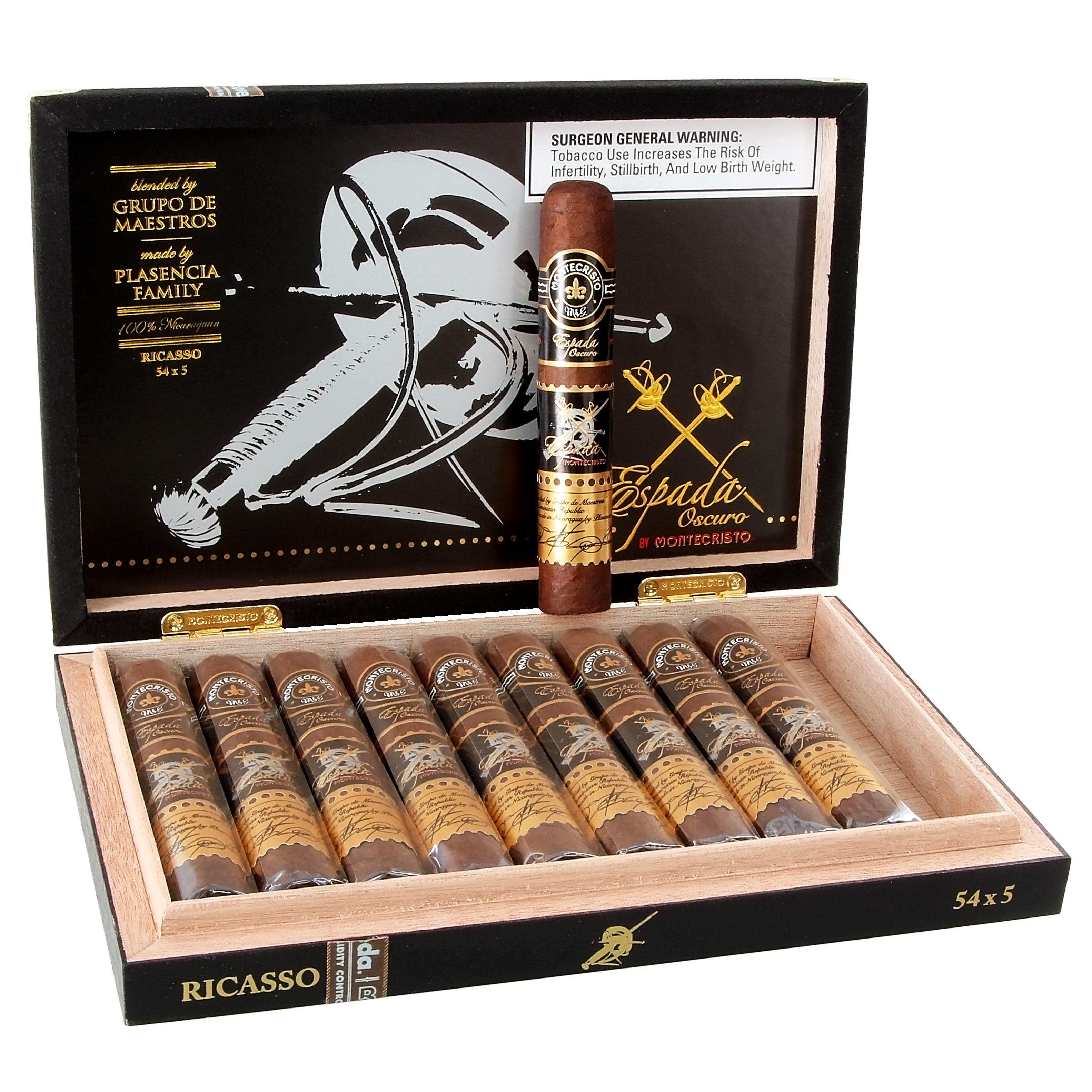 Montecristo Espada Oscuro packaging