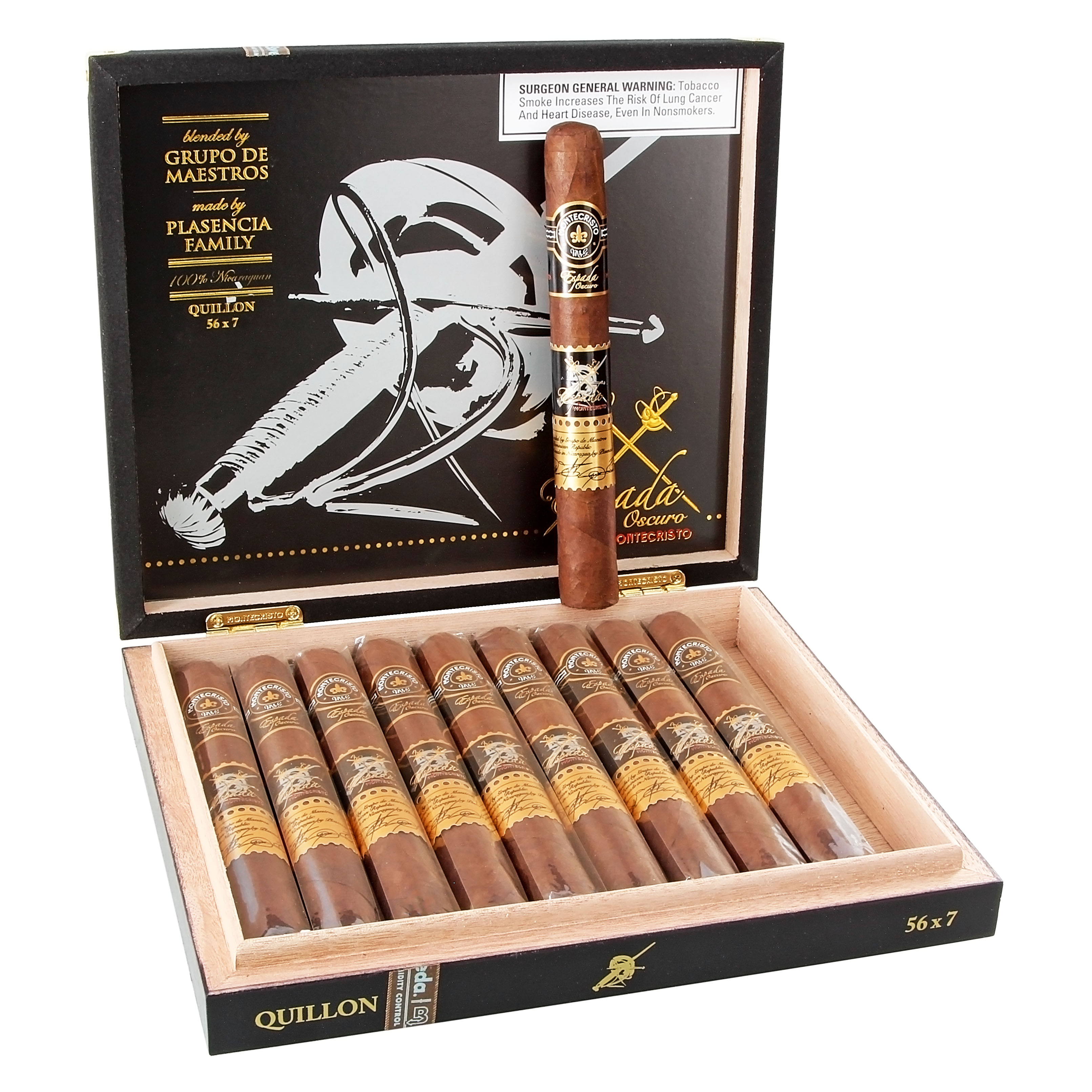 Montecristo Espada Oscuro packaging