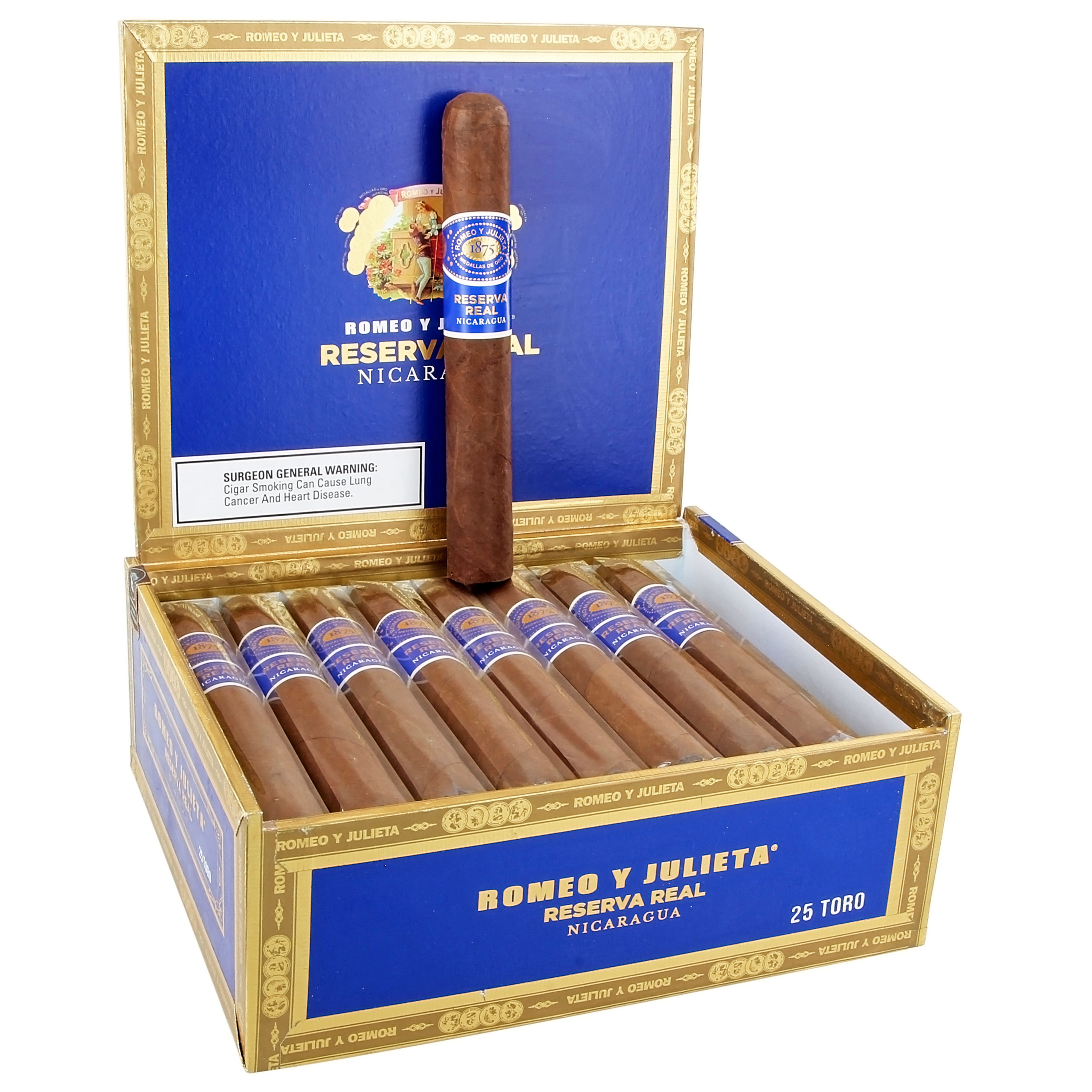 Romeo y Julieta Reserva Real Nica packaging