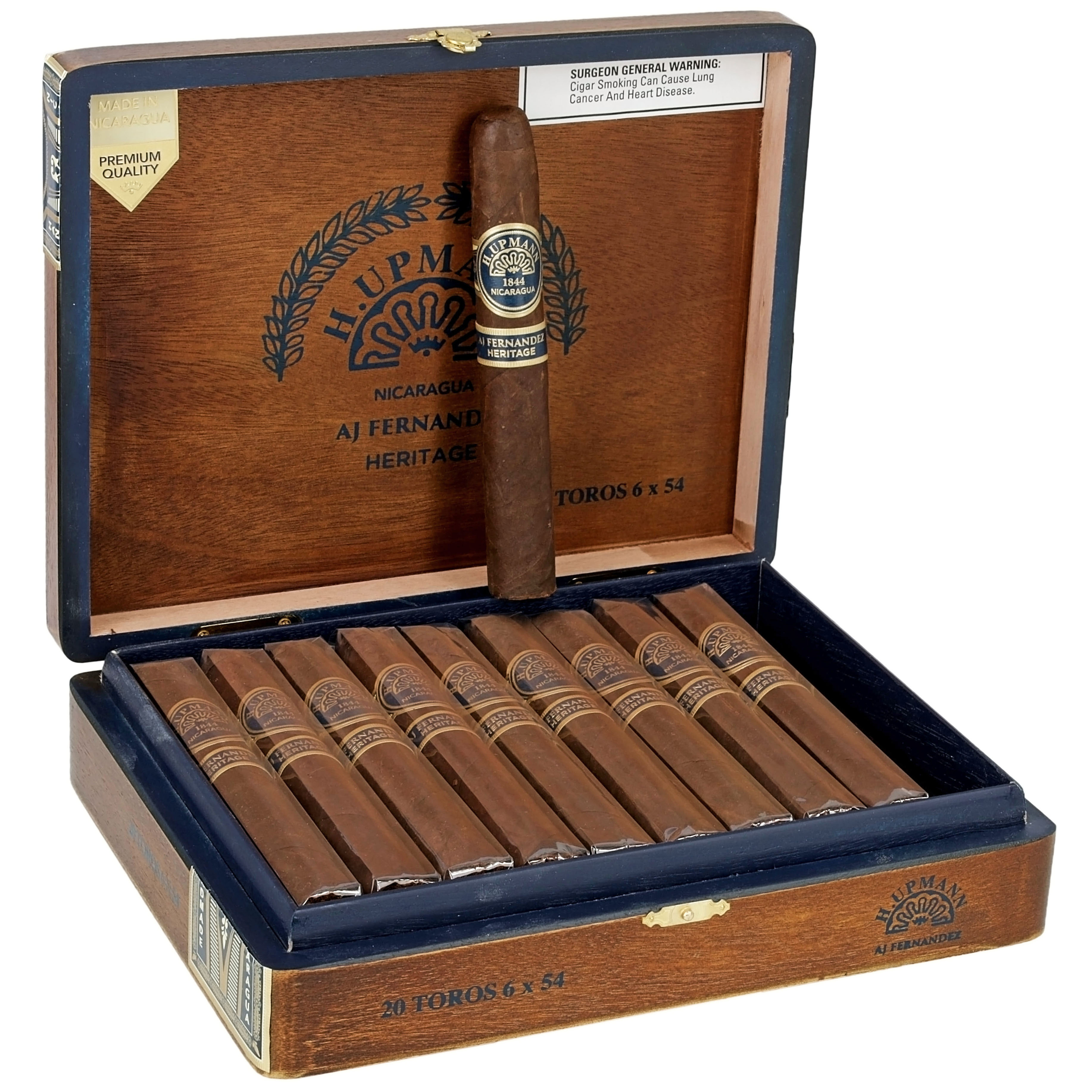 H Upmann Nica Ajf Heritage packaging