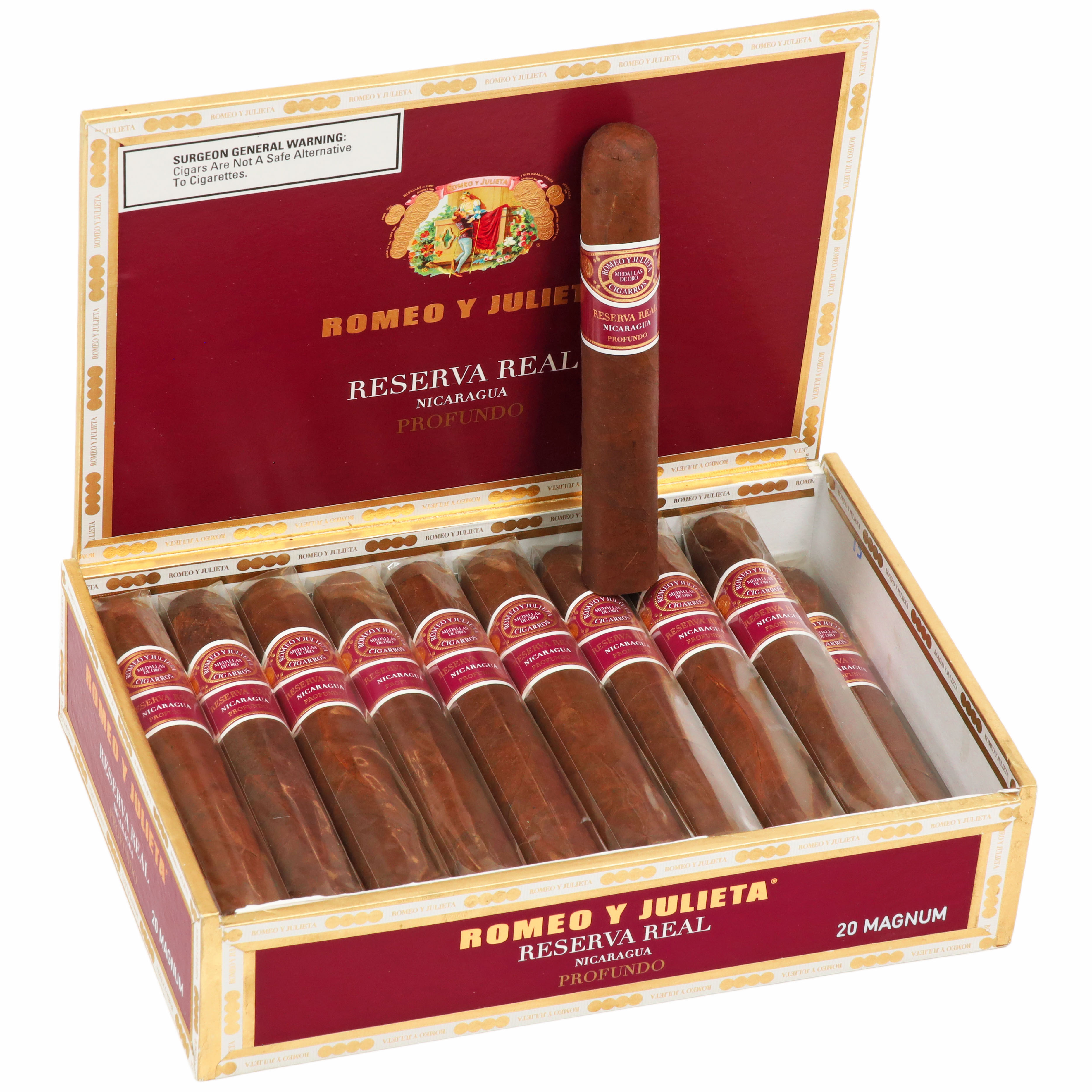 Romeo y Julieta Reserva Real Nicaragua Profundo packaging
