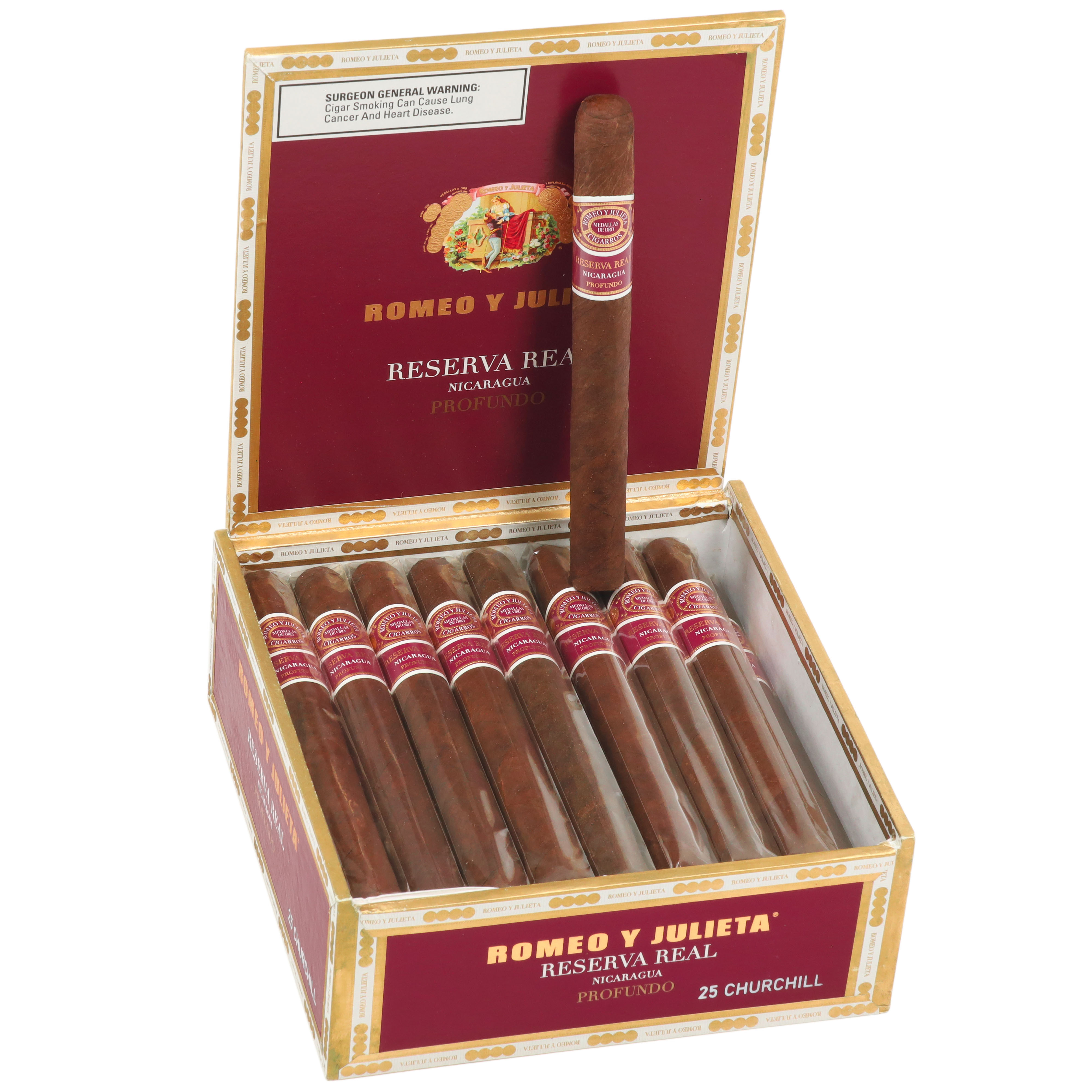 Romeo y Julieta Reserva Real Nicaragua Profundo packaging