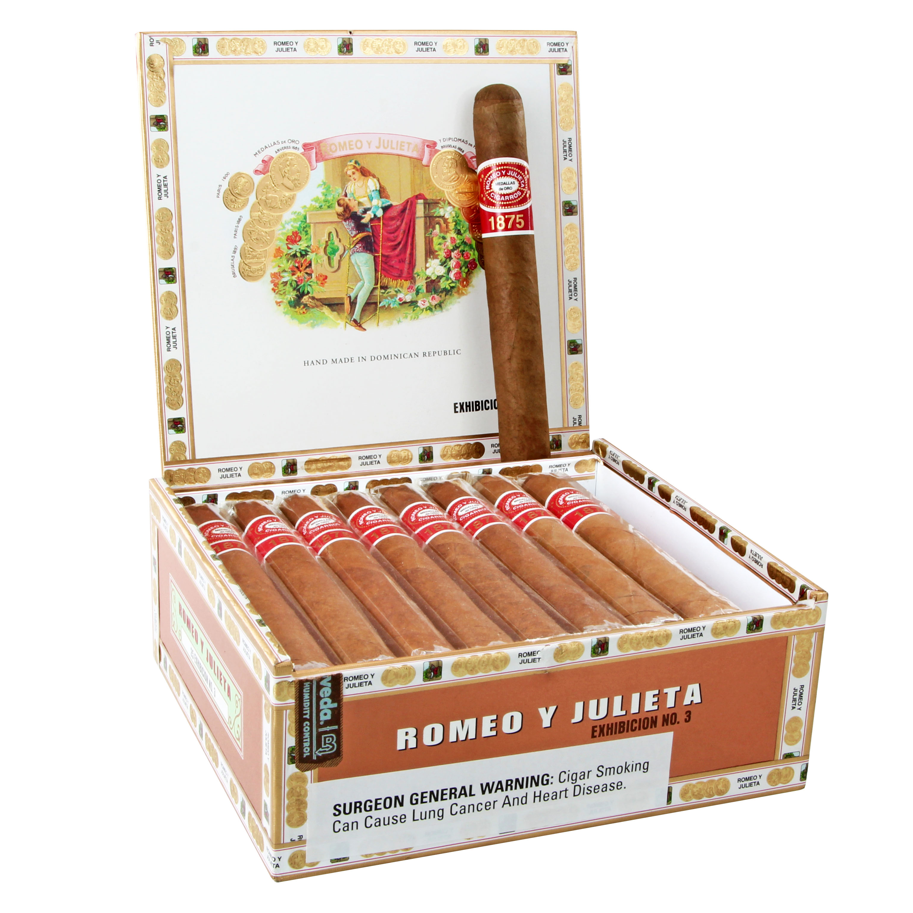 Romeo y Julieta 1875 packaging