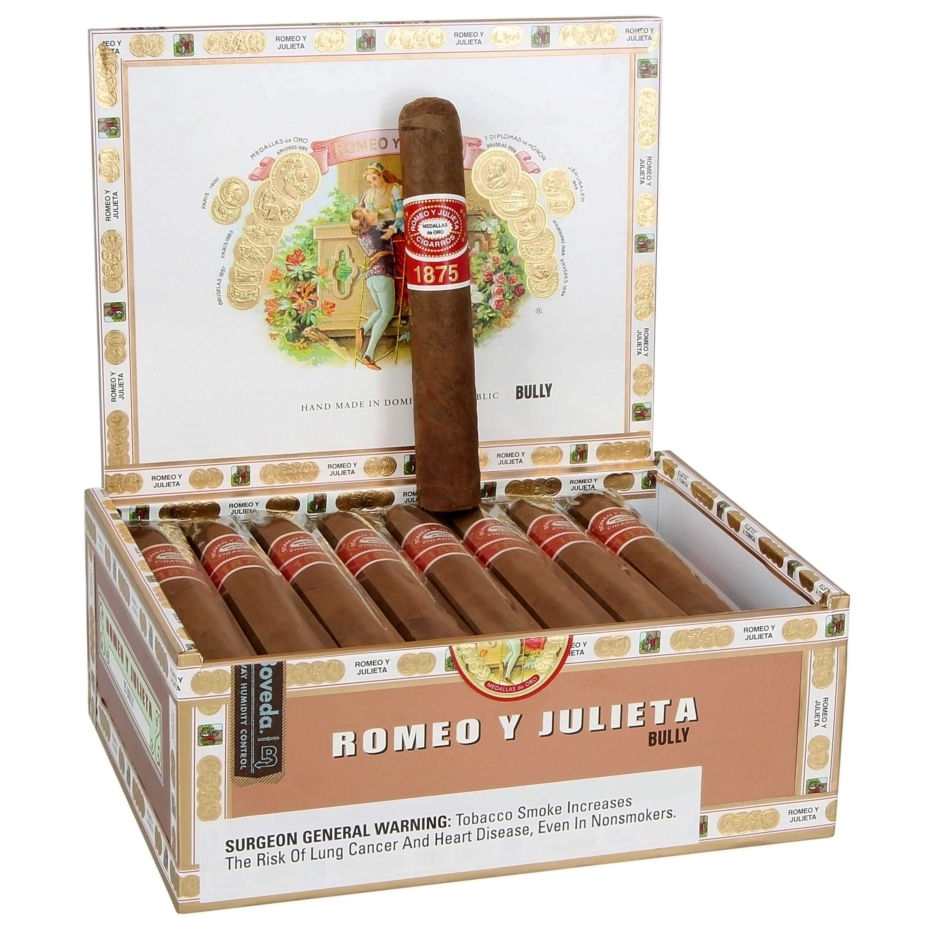 Romeo y Julieta 1875 packaging