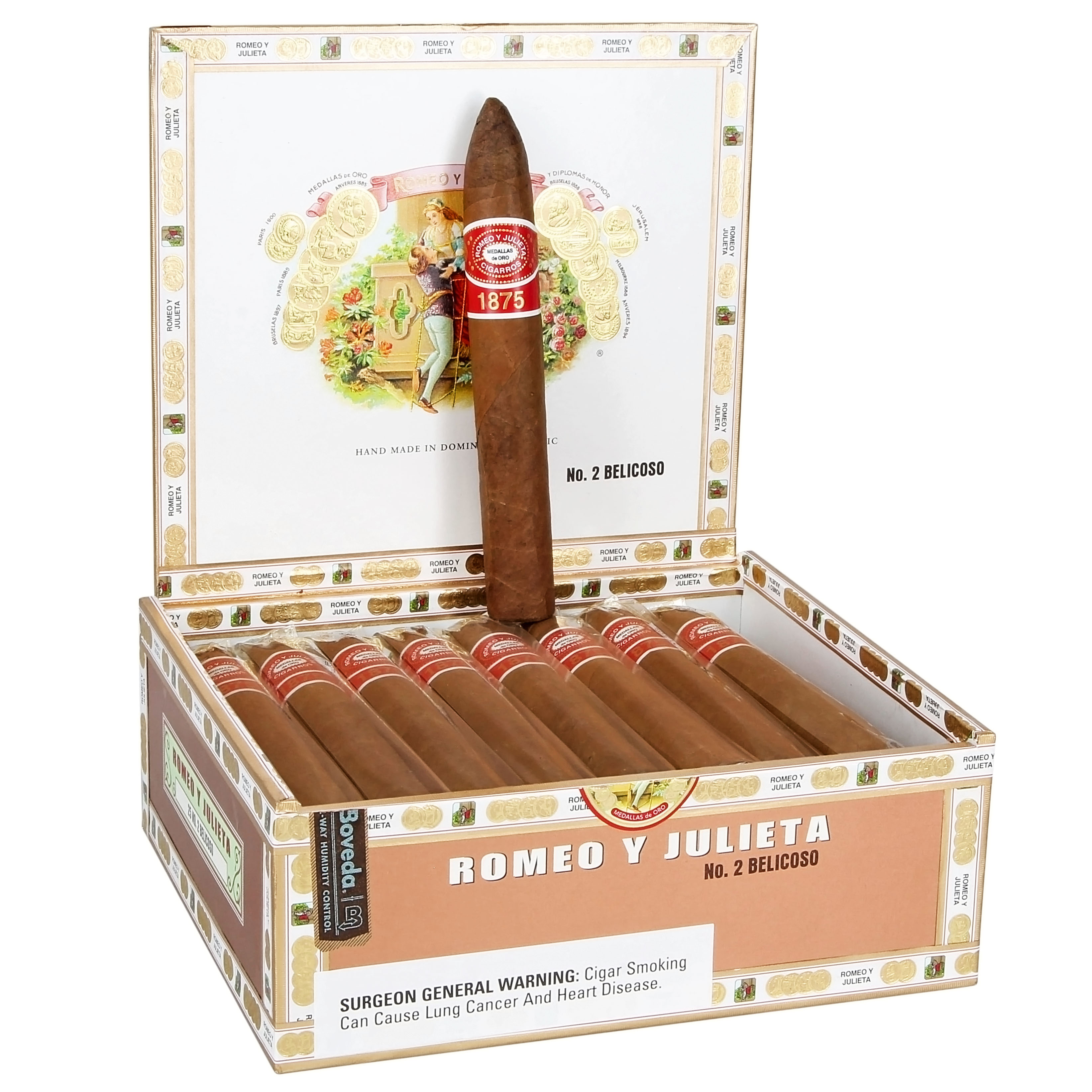 Romeo y Julieta 1875 packaging