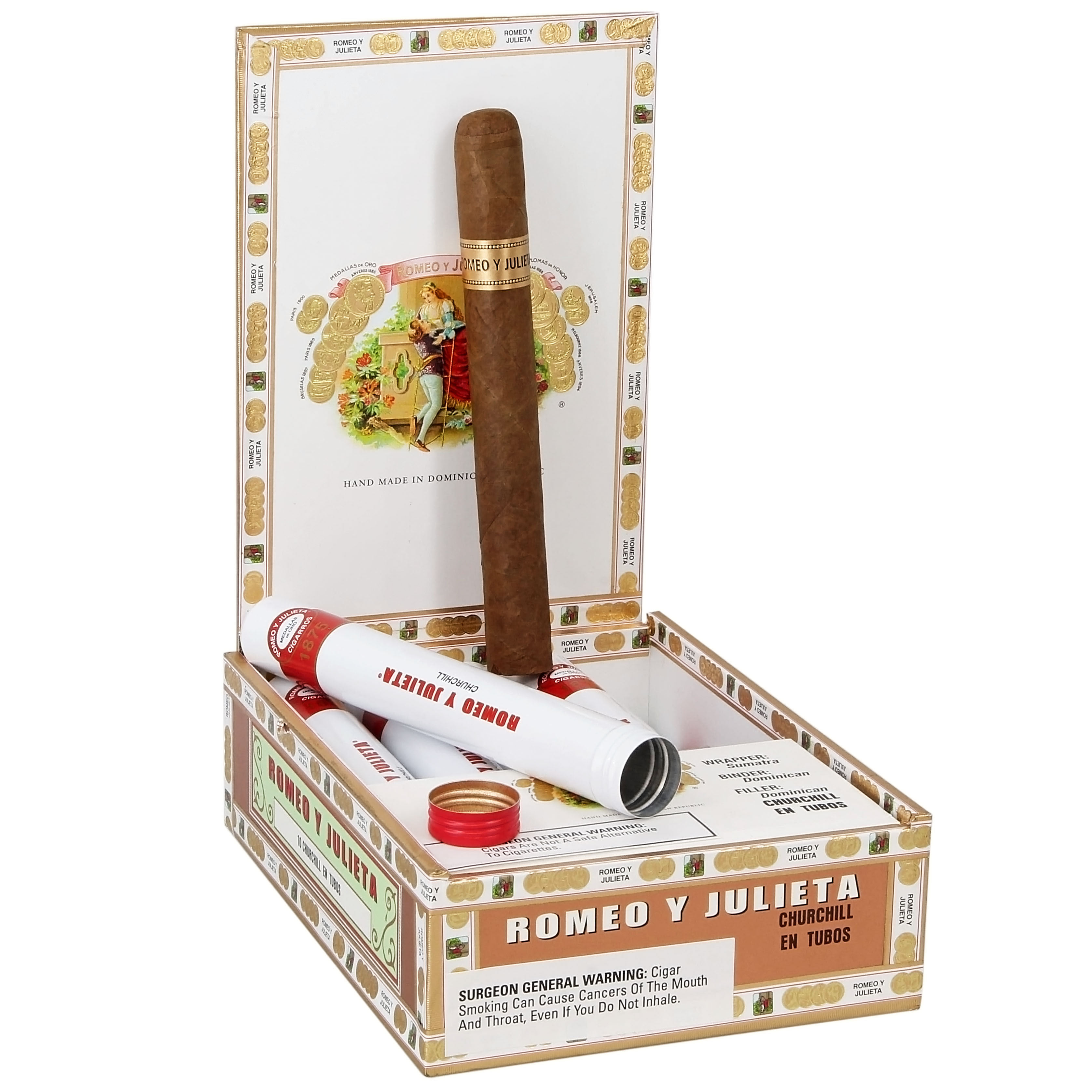 Romeo y Julieta 1875 packaging