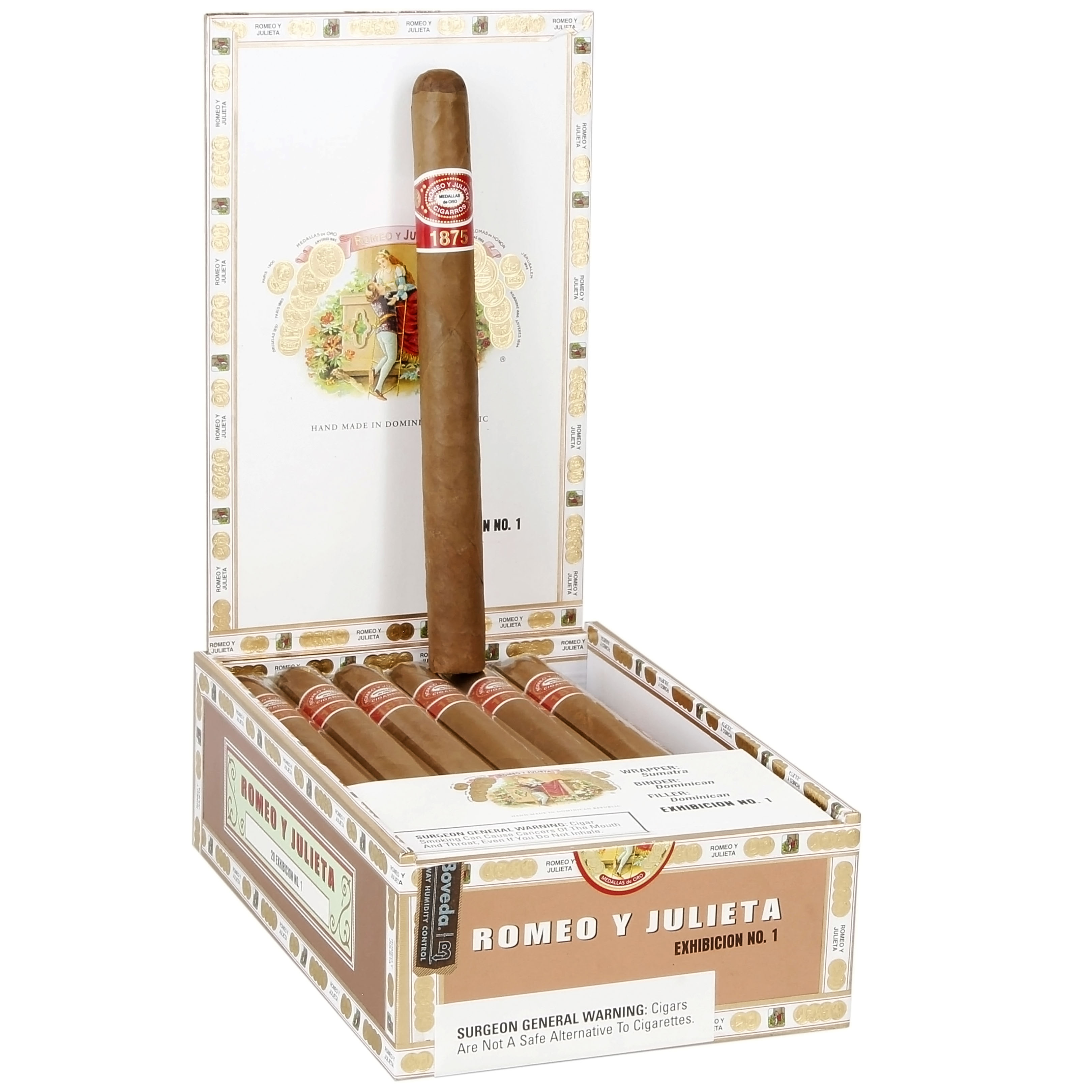 Romeo y Julieta 1875 packaging