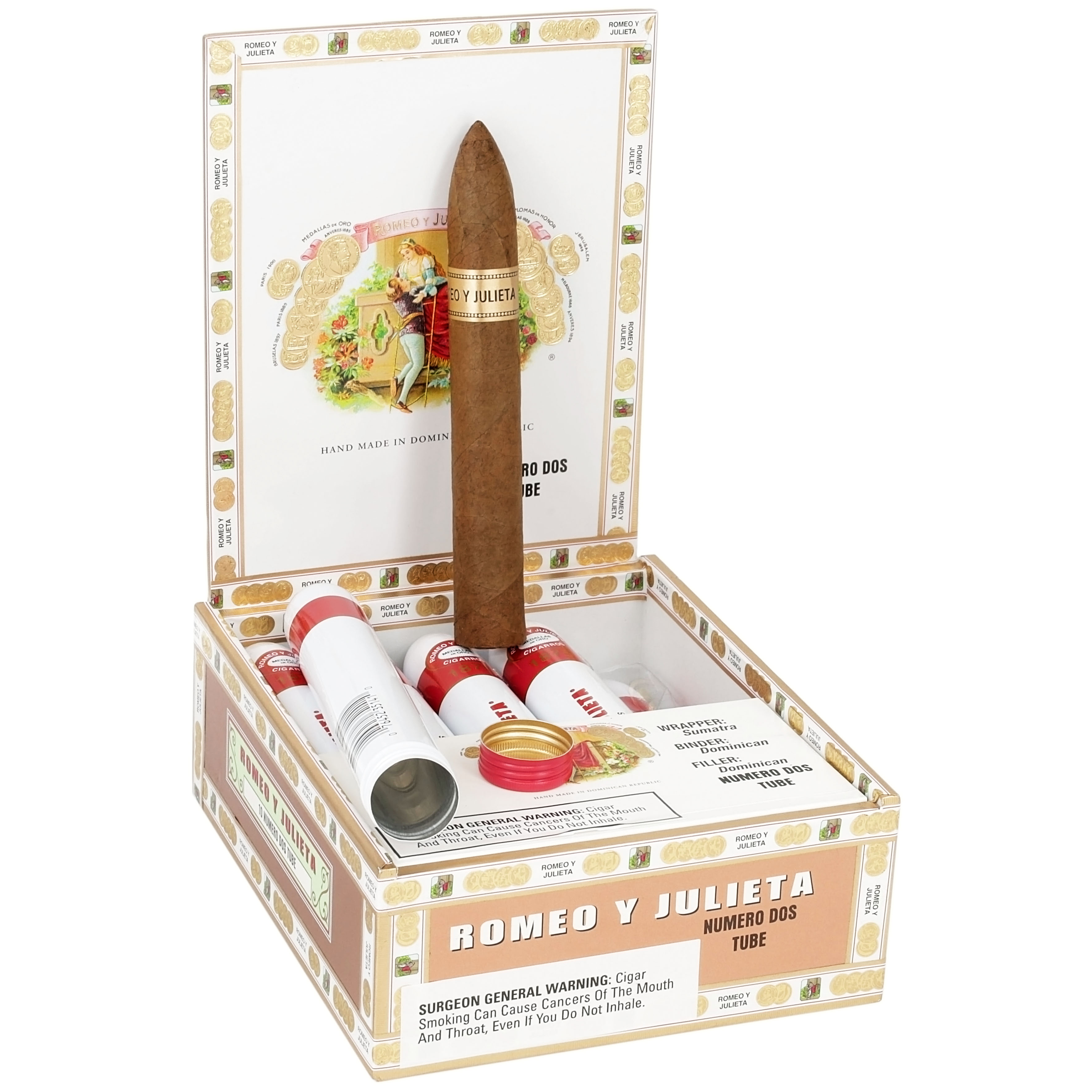 Romeo y Julieta 1875 packaging