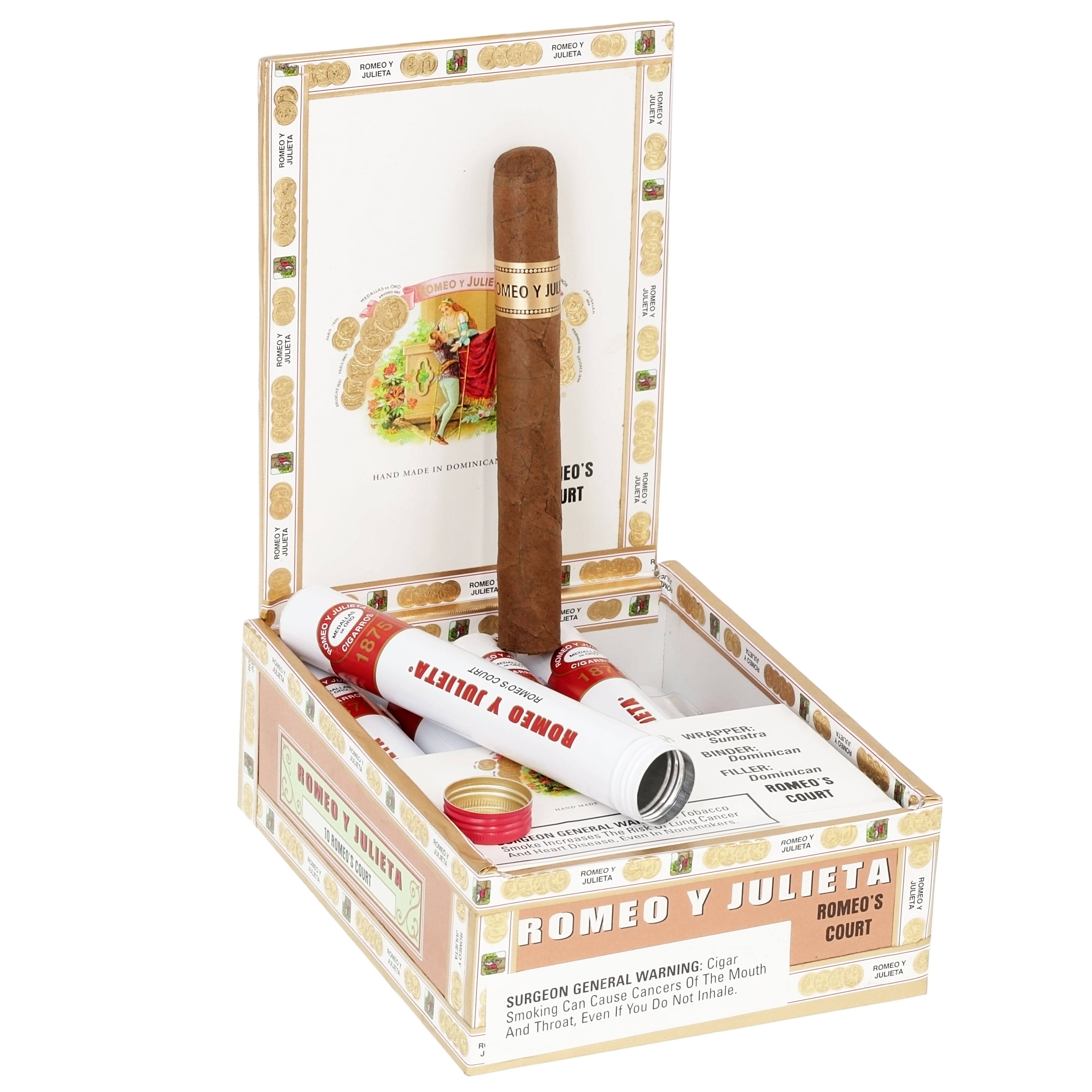 Romeo y Julieta 1875 packaging