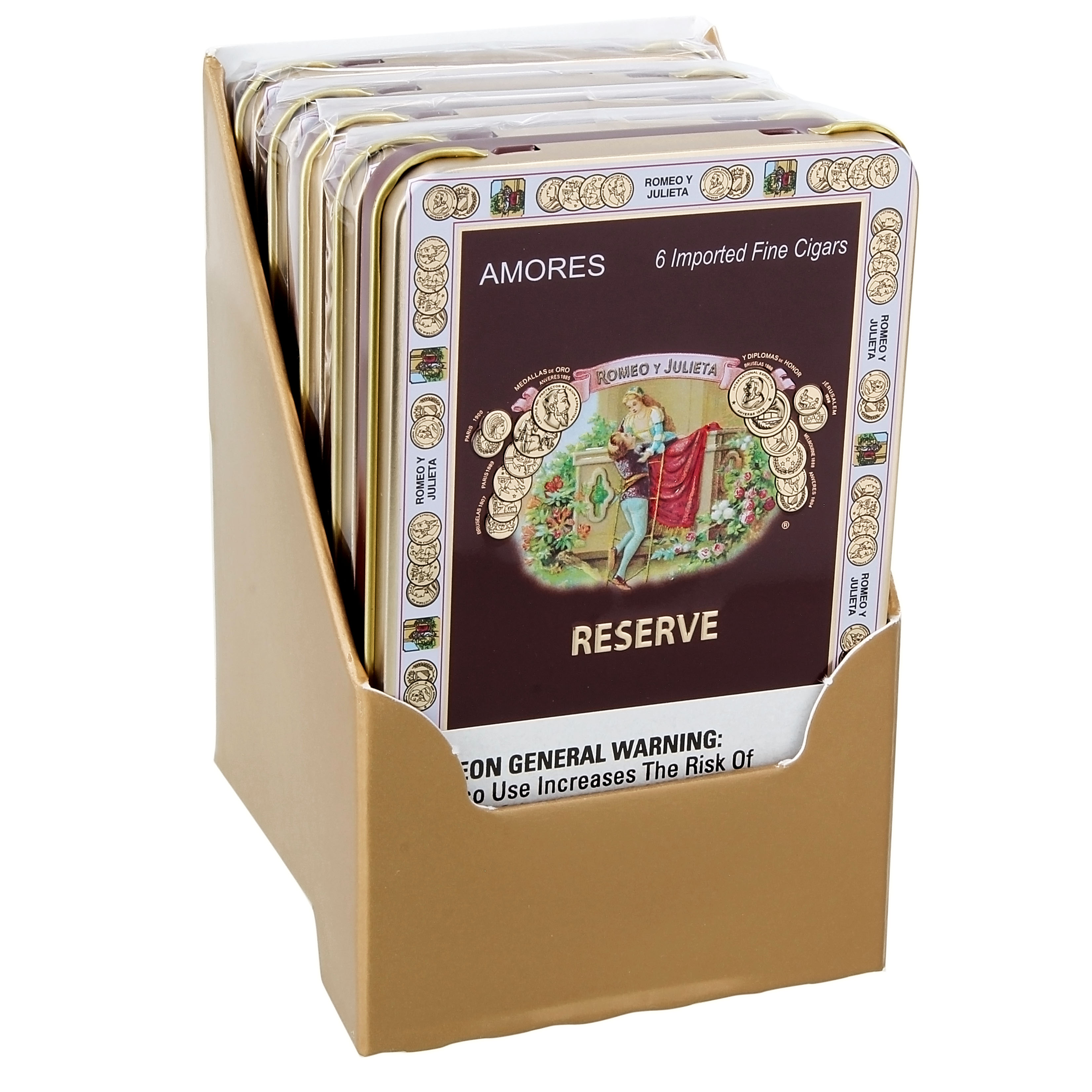 Romeo y Julieta Small Cigars & Tins packaging