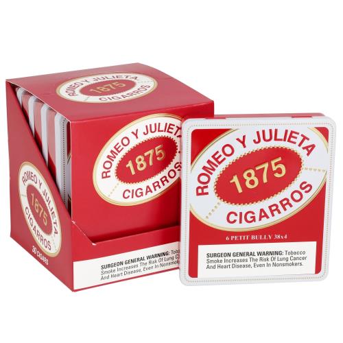 Romeo y Julieta Small Cigars & Tins 1875 Petit Bully